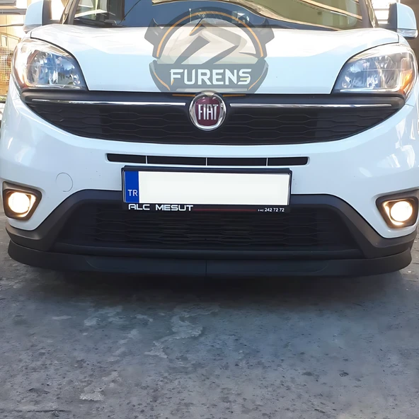 Fiat Doblo 4 2015-2023 Uyumlu H lip Esnek Ön Lip 2 Parça Karlık Ön Ek Tampon Altı Dil - Resim 7