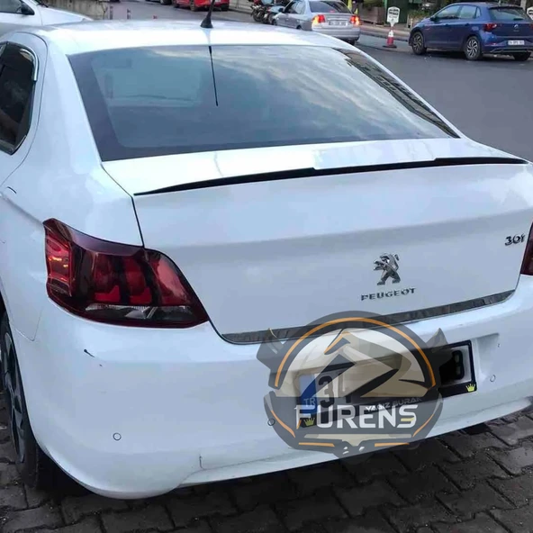 Peugeot 301 Bagaj Üstü Yarasa Spoiler Piano Black - 4