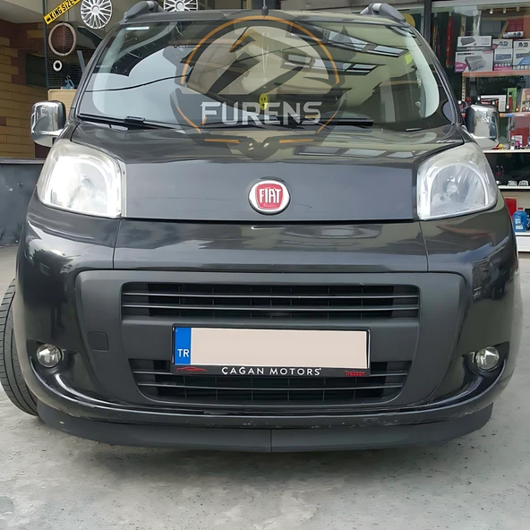 Fiat Fiorino 2008-2023 Uyumlu H lip Esnek Ön Lip 2 Parça Karlık Ön Ek Tampon Altı Dil - 6