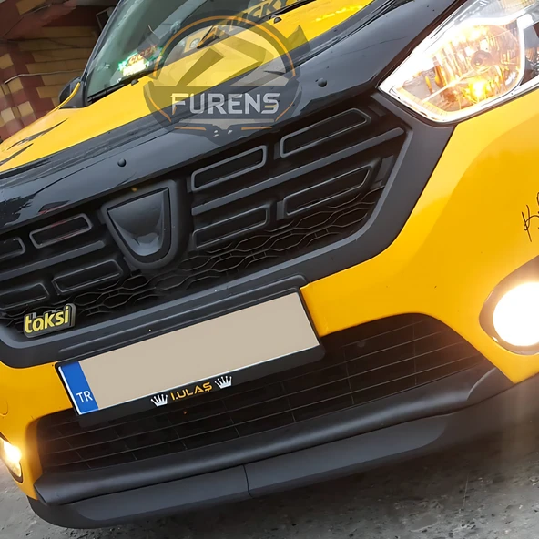 Dacia Lodgy 2012-2019 Uyumlu H lip Esnek Ön Lip 2 Parça Karlık Ön Ek Tampon Altı Dil - Resim 5