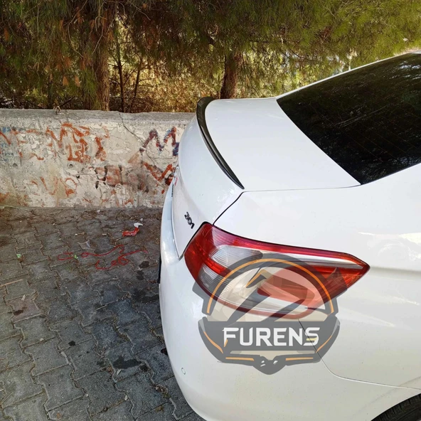 Peugeot 301 Bagaj Üstü Yarasa Spoiler Piano Black - 5