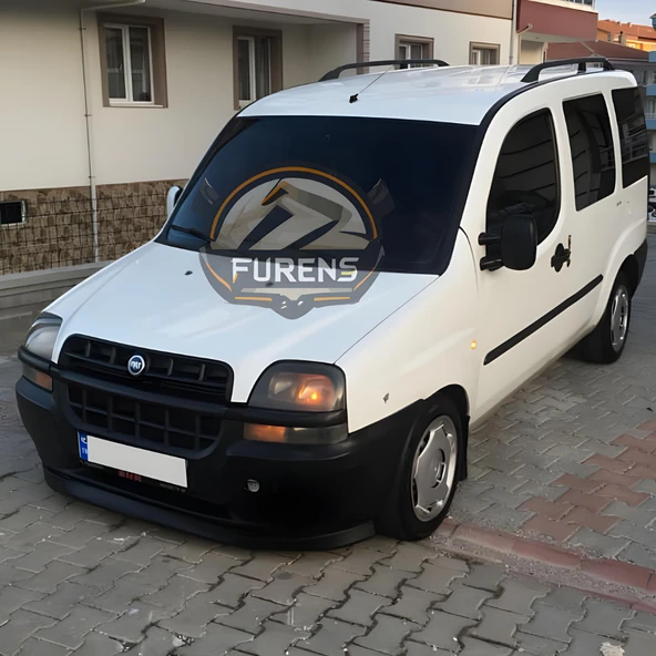 Fiat Doblo 1 2001-2005 Uyumlu H lip Esnek Ön Lip 2 Parça Karlık Ön Ek Tampon Altı Dil - Resim 5