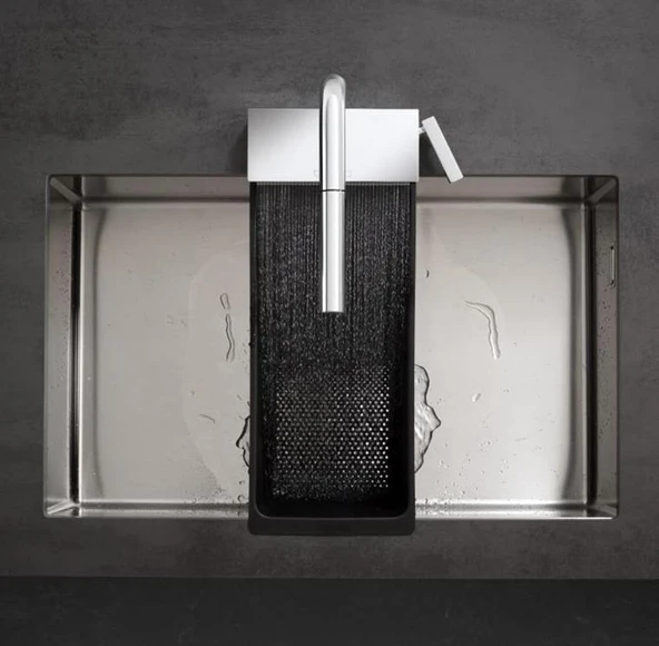 Hansgrohe Aquno Select M81 Eviye Bataryası 250 Spiralli 2jet sBox Krom 73830000 - Resim 7