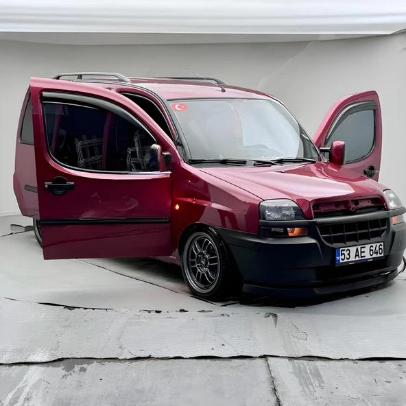Fiat Doblo 1 2001-2005 Uyumlu H lip Esnek Ön Lip 2 Parça Karlık Ön Ek Tampon Altı Dil - Resim 3