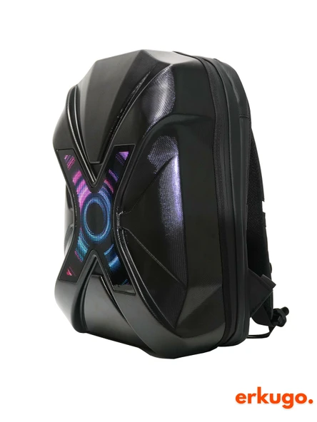 X Ekranlı Motor Sırt Çantası, Sırt Çantası, Telefon Kontrollü Ekranlı Çanta, Scooter Çantası - 4