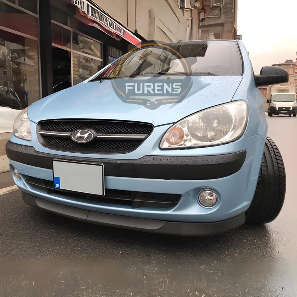 Hyundai Getz 2001-2011 Uyumlu H lip Esnek Ön Lip 2 Parça Karlık Ön Ek Tampon Altı Dil - 6