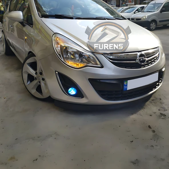 Opel Corsa D 2006-2014 Uyumlu H lip Esnek Ön Lip 2 Parça Karlık Ön Ek Tampon Altı Dil - 8