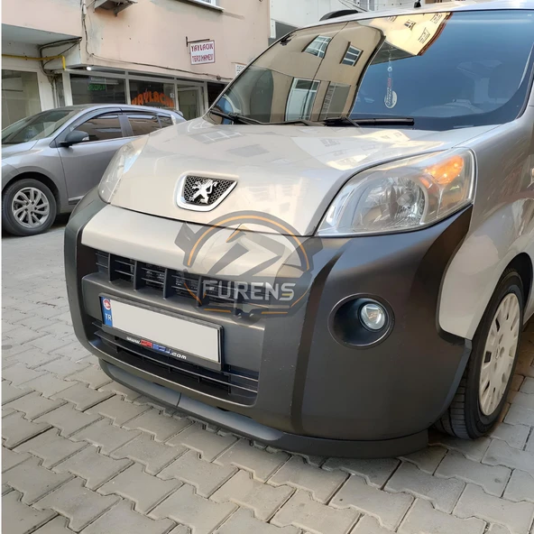 Peugeot Bipper 2008-2016 Uyumlu H lip Esnek Ön Lip 2 Parça Karlık Ön Ek Tampon Altı Dil - Resim 3
