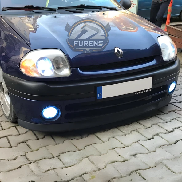 Renault Clio Symbol Hb Sedan 1998-2002 Uyumlu H lip Esnek Ön Lip 2 Parça Karlık Ön Ek Tampon Altı Dil - 6