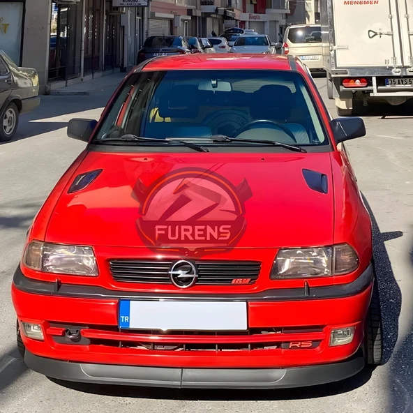 Opel Astra F 1991-1998 Uyumlu H lip Esnek Ön Lip 2 Parça Karlık Ön Ek Tampon Altı Dil - Resim 3