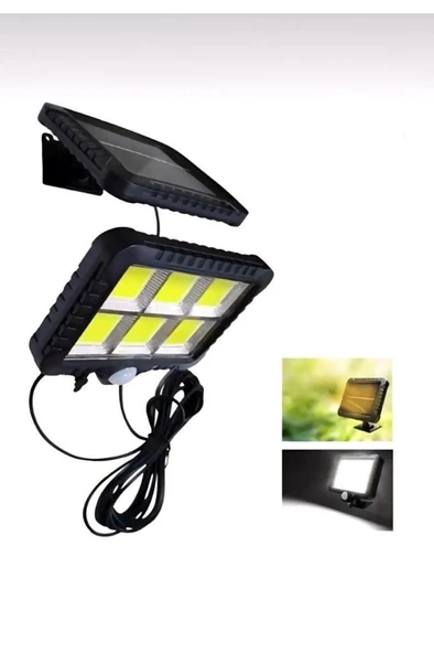 12 W Hareket Sensörlü Solar Led Lamba Güneş Enerjili Bahçe Depo Duvar Aydınlatma Kapı Işık Lambası - 2