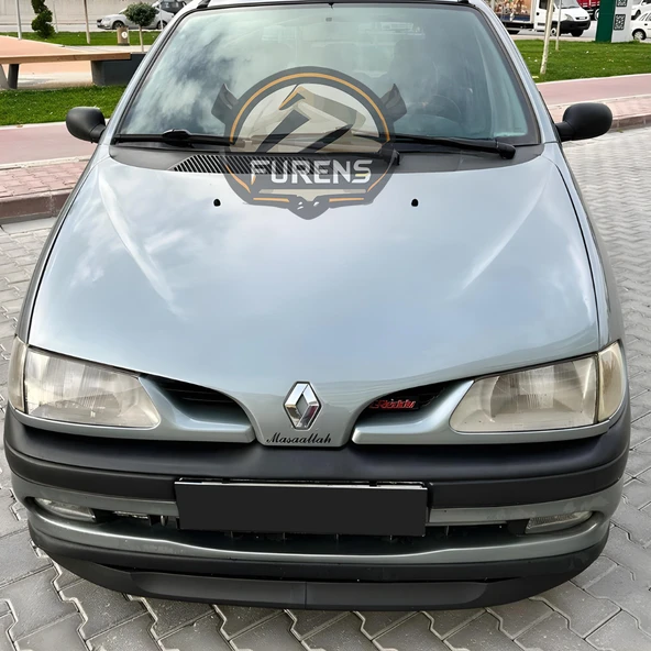 Renault  Scenic 1 1997-1999 Uyumlu H lip Esnek Ön Lip 2 Parça Karlık Ön Ek Tampon Altı Dil - 4
