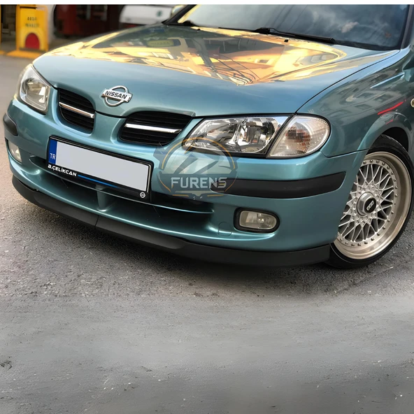 Nissan Almera 2000-2008 Uyumlu H lip Esnek Ön Lip 2 Parça Karlık Ön Ek Tampon Altı Dil - Resim 4