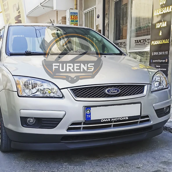 Ford Focus 2 2005-2008 Uyumlu H lip Esnek Ön Lip 2 Parça Karlık Ön Ek Tampon Altı Dil - Resim 5