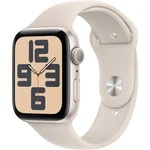 Apple Watch SE 2.Nesil (2023) GPS 44mm Starlight Aluminium Case with Starlight Sport Band - M/L