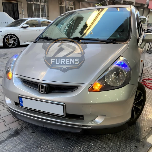 Honda Jazz 2002-2010 Uyumlu H lip Esnek Ön Lip 2 Parça Karlık Ön Ek Tampon Altı Dil - 4
