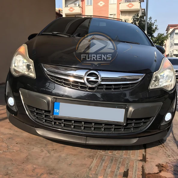 Opel Corsa D 2006-2014 Uyumlu H lip Esnek Ön Lip 2 Parça Karlık Ön Ek Tampon Altı Dil - 5