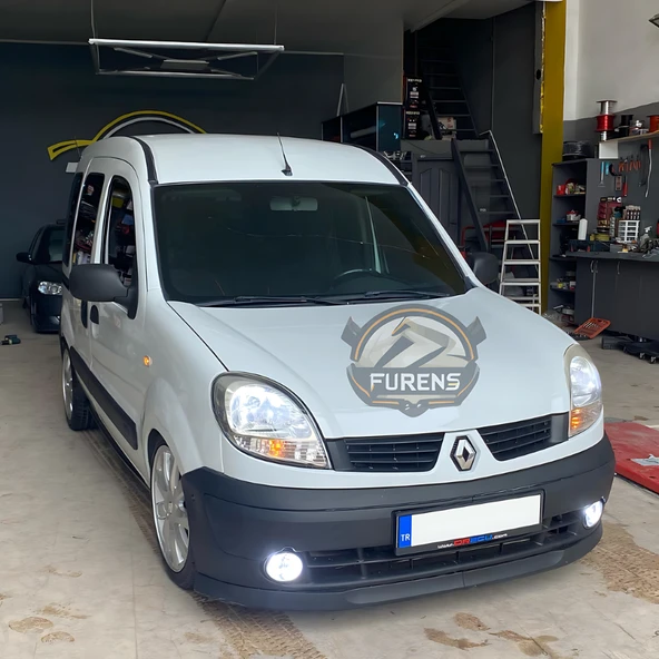 Renault Kangoo 1 1998-2007 Uyumlu H lip Esnek Ön Lip 2 Parça Karlık Ön Ek Tampon Altı Dil - Resim 3