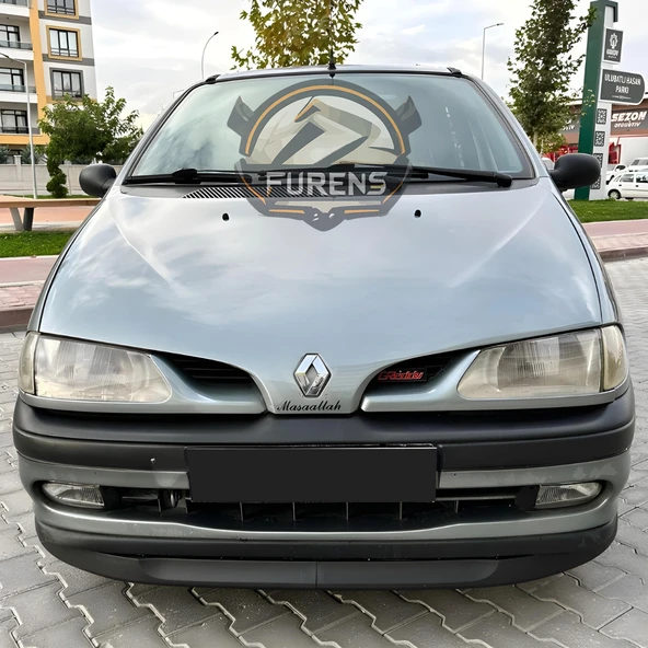 Renault  Scenic 1 1997-1999 Uyumlu H lip Esnek Ön Lip 2 Parça Karlık Ön Ek Tampon Altı Dil