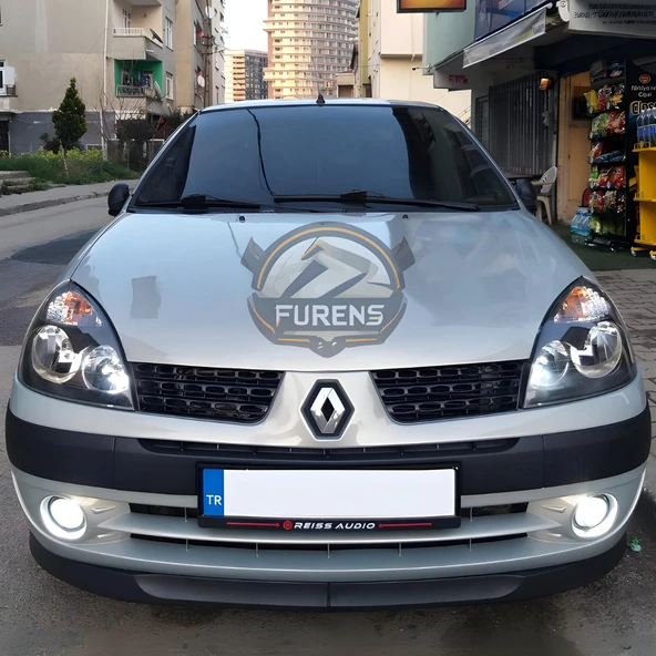 Renault Clio 2 Symbol Hb Sedan 1998-2008 Uyumlu H lip Esnek Ön Lip 2 Parça Karlık Ön Ek Tampon Altı Dil - 3