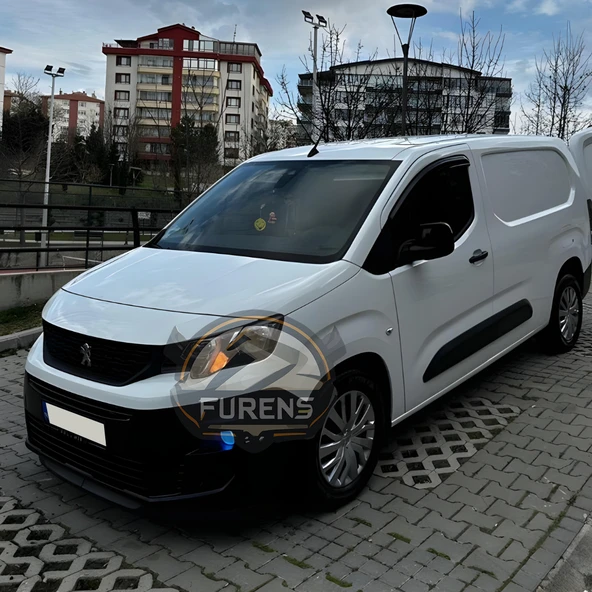 Peugeot Rifter 2018-2024 Uyumlu H lip Esnek Ön Lip 2 Parça Karlık Ön Ek Tampon Altı Dil - Resim 4