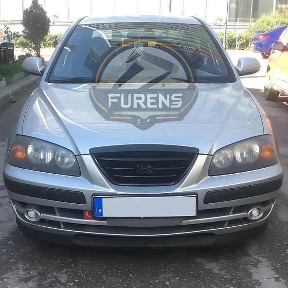 Hyundai Elantra 2002-2007 Uyumlu H lip Esnek Ön Lip 2 Parça Karlık Ön Ek Tampon Altı Dil