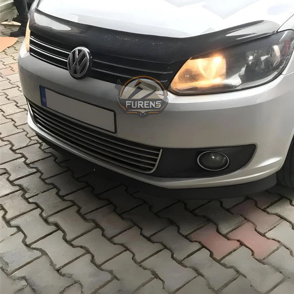Volkswagen caddy mk3,5 2010-2015 Uyumlu H lip Esnek Ön Lip 2 Parça Karlık Ön Ek Tampon Altı Dil - Resim 5