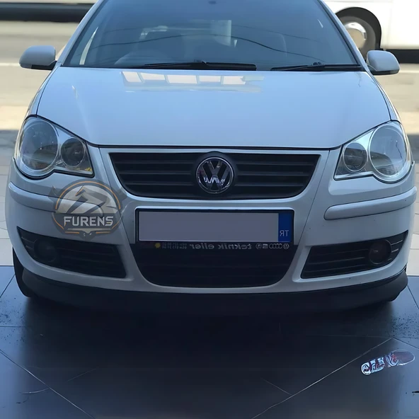 Volkswagen Polo 4.5 2002-2008 Uyumlu H lip Esnek Ön Lip 2 Parça Karlık Ön Ek Tampon Altı Dil - 2