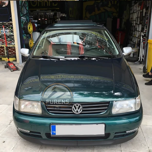 Volkswagen Polo Mk3 1994-2003 6N Uyumlu H lip Esnek Ön Lip 2 Parça Karlık Ön Ek Tampon Altı Dil - Resim 10