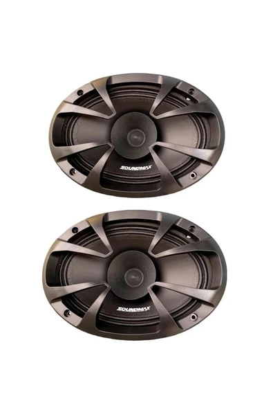 Soundmax Oto Hoparlör 250w Oval Midrange 2 Adet Sx-M69XH 6x9 Oval 250W Maksimum 100W RMS - 3