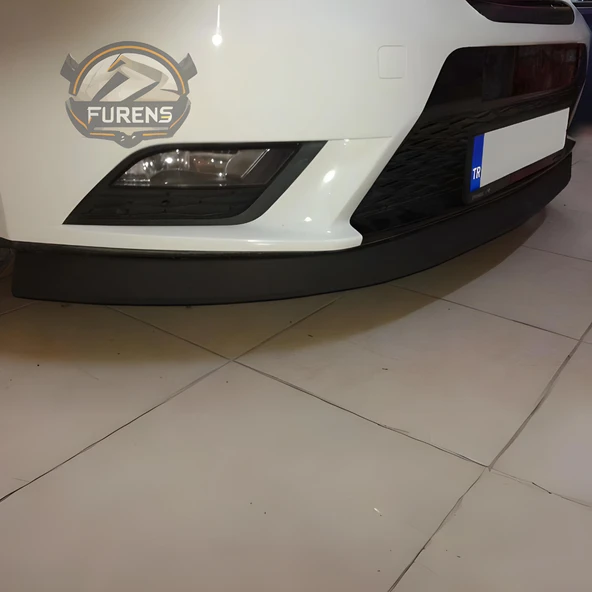 Seat Leon MK3 2013-2020 Uyumlu H lip Esnek Ön Lip 2 Parça Karlık Ön Ek Tampon Altı Dil - 2