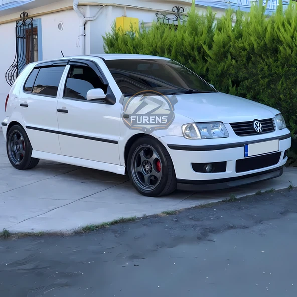 Volkswagen Polo Mk3 1994-2003 6N Uyumlu H lip Esnek Ön Lip 2 Parça Karlık Ön Ek Tampon Altı Dil - Resim 8