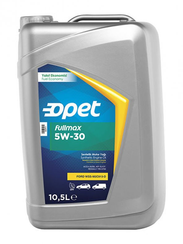 Opet Fullmax 5W-30 10.5 Lt Motor Yağı