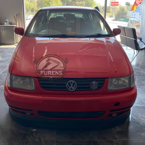 Volkswagen Polo Mk3 1994-2003 6N Uyumlu H lip Esnek Ön Lip 2 Parça Karlık Ön Ek Tampon Altı Dil - Resim 12