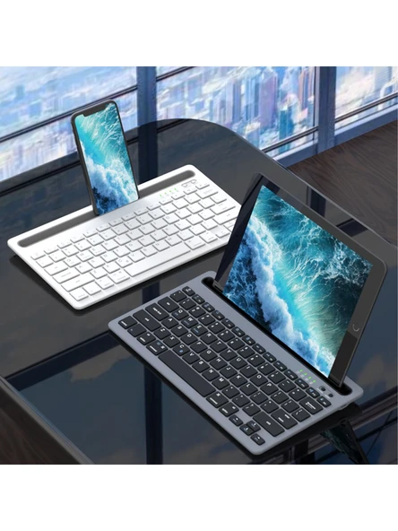 Lenovo Lecoo BK100 Beyaz Bluetooth Klavye - 2