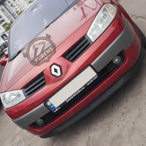 Renault Megane 2 2003-2008 Uyumlu H lip Esnek Ön Lip 2 Parça Karlık Ön Ek Tampon Altı Dil - 8