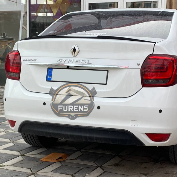 Renault Symbol 2013-2023 Bagaj Üstü Yarasa Spoiler Bagaj Çıtası Piano Black Spoyler - 8