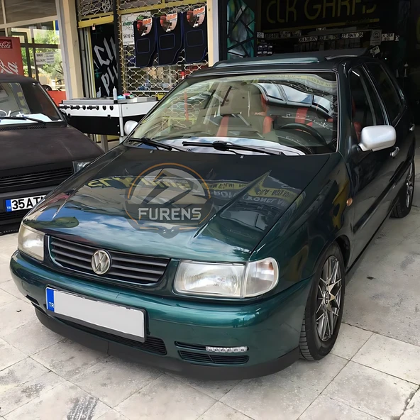 Volkswagen Polo Mk3 1994-2003 6N Uyumlu H lip Esnek Ön Lip 2 Parça Karlık Ön Ek Tampon Altı Dil - Resim 11