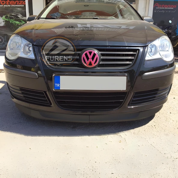 Volkswagen Polo 4.5 2002-2008 Uyumlu H lip Esnek Ön Lip 2 Parça Karlık Ön Ek Tampon Altı Dil - 4