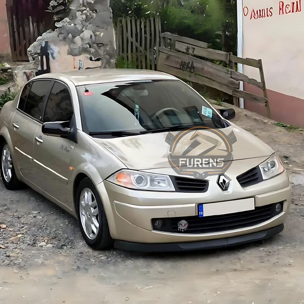 Renault Megane 2 2003-2008 Uyumlu H lip Esnek Ön Lip 2 Parça Karlık Ön Ek Tampon Altı Dil - 11