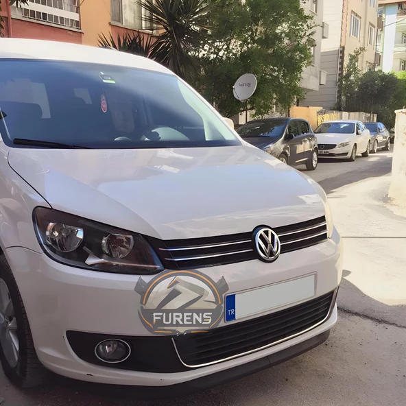 Volkswagen caddy mk3,5 2010-2015 Uyumlu H lip Esnek Ön Lip 2 Parça Karlık Ön Ek Tampon Altı Dil - Resim 3