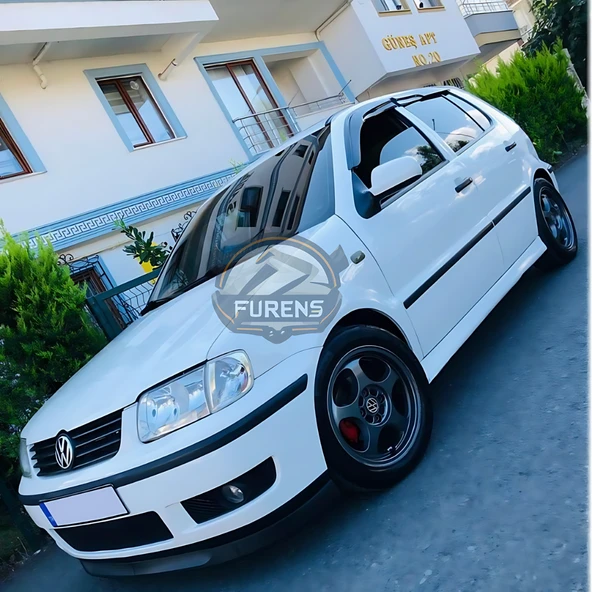 Volkswagen Polo Mk3 1994-2003 6N Uyumlu H lip Esnek Ön Lip 2 Parça Karlık Ön Ek Tampon Altı Dil - Resim 9