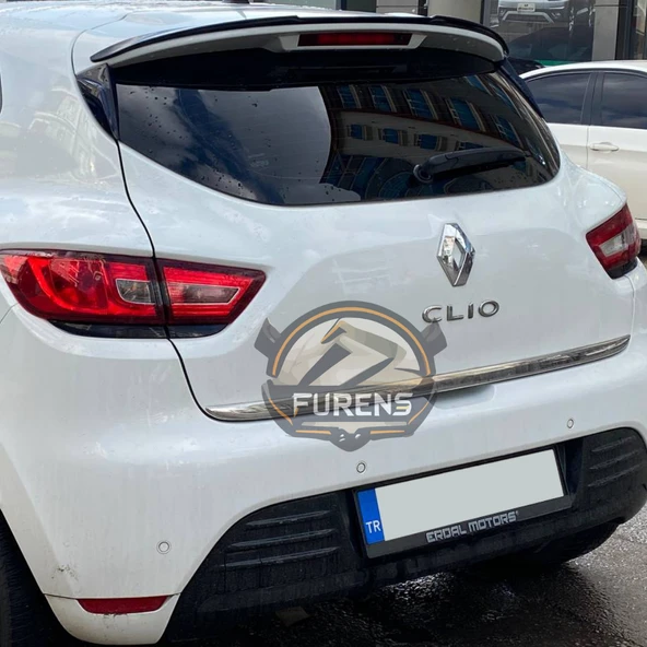 Renault Clio 4 2012-2019 Bagaj Üstü Yarasa Spoiler Bagaj Çıtası Piano Black Spoyler - 6