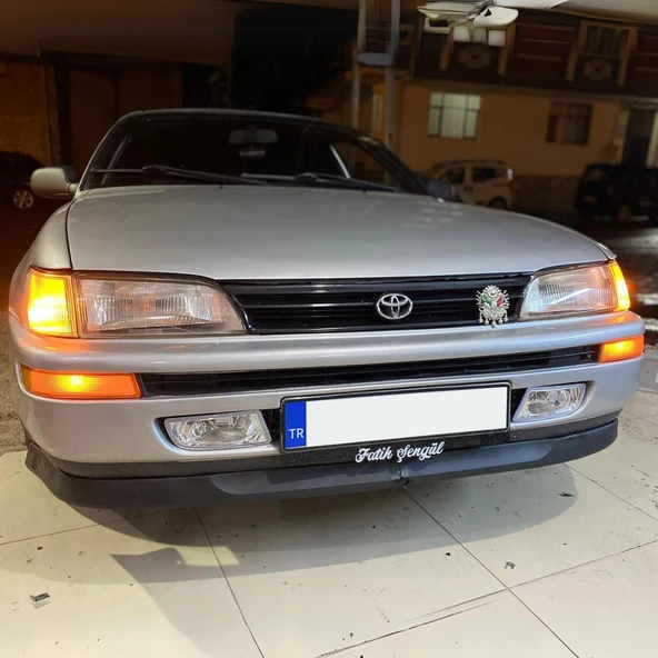 Toyota Corolla Efsane Kasa AE101 1991-1998 Uyumlu H lip Esnek Ön Lip 2 Parça Karlık Ön Ek Tampon Altı Dil - 5