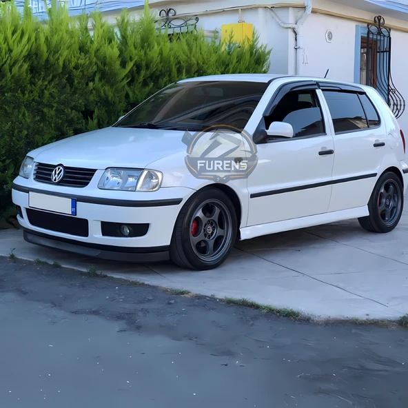 Volkswagen Polo Mk3 1994-2003 6N Uyumlu H lip Esnek Ön Lip 2 Parça Karlık Ön Ek Tampon Altı Dil - Resim 7