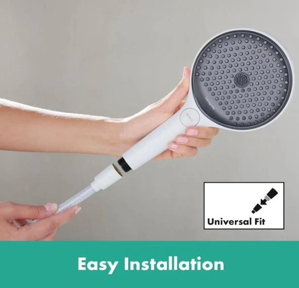 Hansgrohe Designflex Duş Hortumu 1.6 m Satin Beyaz - 4