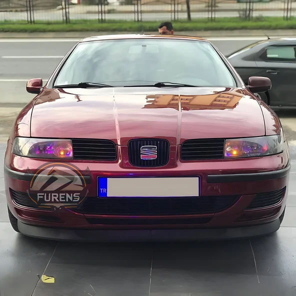 Seat Toledo 1999-2004 Uyumlu H lip Esnek Ön Lip 2 Parça Karlık Ön Ek Tampon Altı Dil - Resim 3