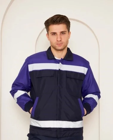 Mervem Saks Mavi Robalı Lacivert Soğuk Hava Mont Pantolon Takım Su ve Rüzgar İticili ürün görseli