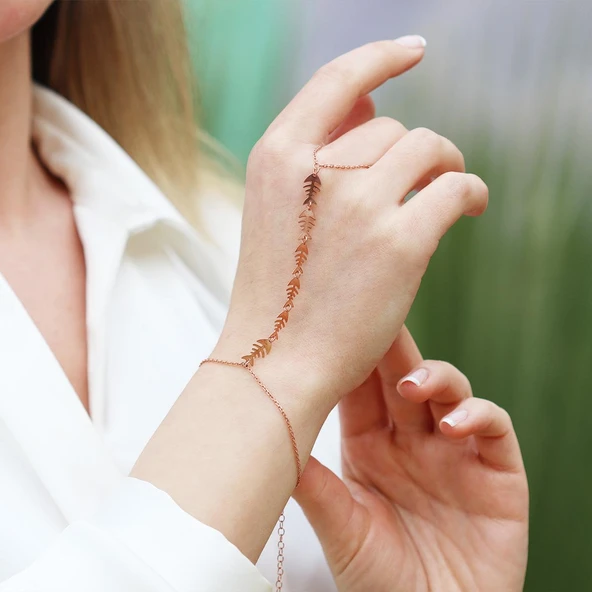 Balık Modeli Sıralı Gümüş Şahmeran - Resim 5