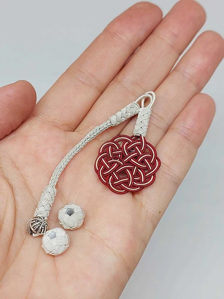 Bakır El İşi Kazaz Püskül & 2 Habbeli Takım (55978) ürün görseli